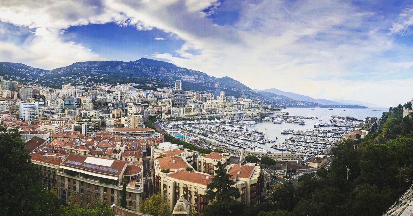 Vista panoramica su Monaco